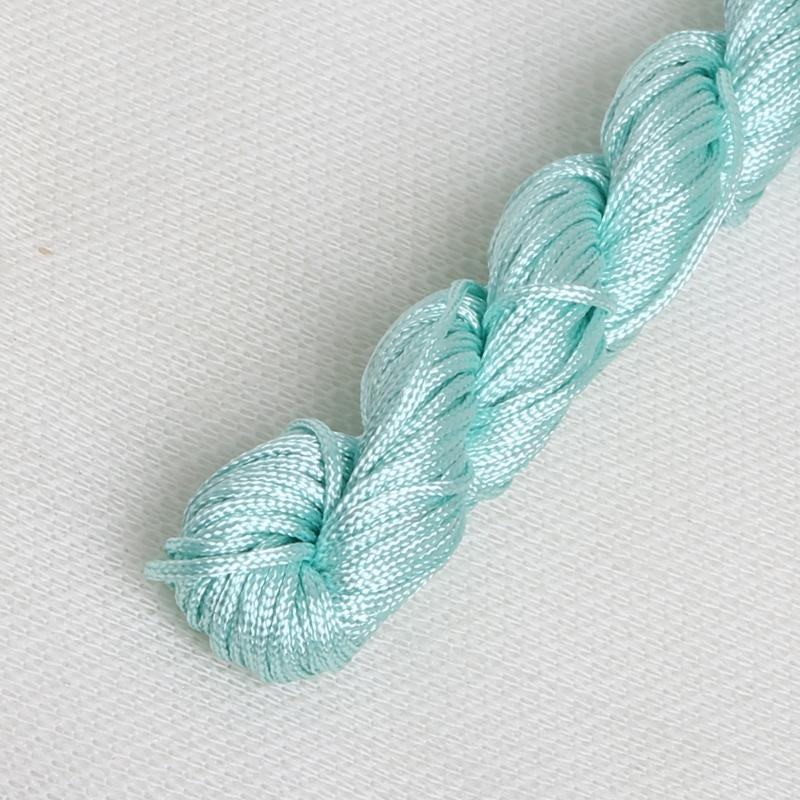 24M DIY Rope Nylon Cord Thread Chinese Knot Macrame Bracelet Braid String Knit Bead For DIY Necklace