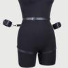 Women Sexy Thigh Garter Leather Lingerie Leg Harness Bdsm Bondage Lingerie Fetish Handcuffs Clothing Festival Rave Outfit Garter