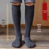 Men's Thick Velvet Winter Calf Socks - Cotton, Towel, Long Tube