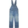 Polo SS24 Dyed Wash Distressed Straight Leg Denim Overalls Men Overalls Indigo MNPOOPC1DE20001-400