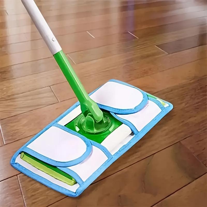 [Reusable Microfibre Mop] 1/2/4pcs Durable Reusable Microfibre Mop Pad | Machine Washable Flat Mop Pad | Compatible Dry Mop Pad