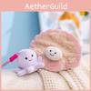 Octopus Tortoise Seahorse Crab Clam Plush Keyring Toy Collectors Children Doll