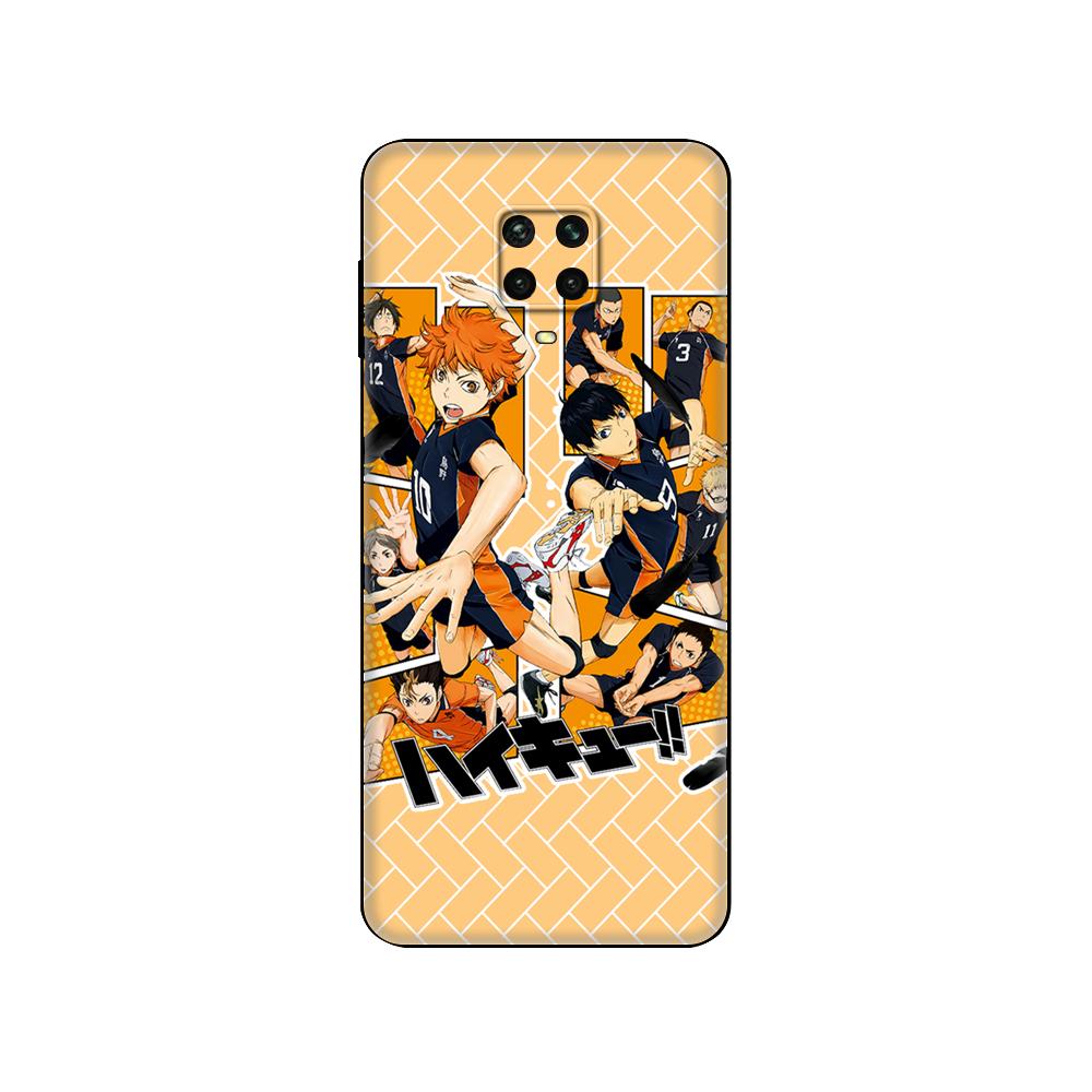 Black Tpu Case For Xiaomi Redmi 7A 8 8A 9 9A 9C Case Redmi Note 8T 8 Pro T Note 9 9S 9 Pro Haikyuu Hinata Attacks Anime Bling