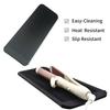 Silicone Heat Resistant Mat Hair Straightener Flat Iron Curling Iron Tool Wavy Design Anti-slip Curling Iron Heat Insulation Cover