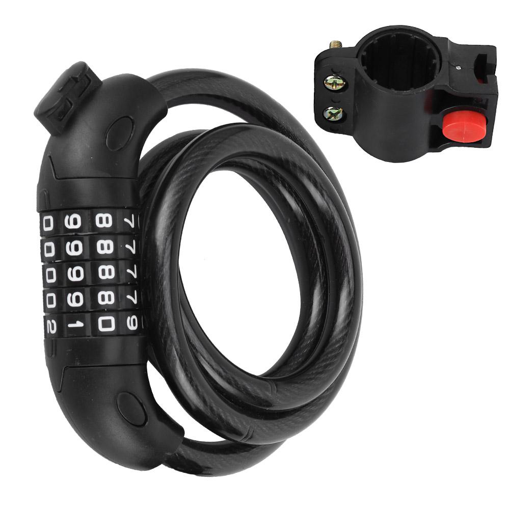 Bike Lock Electric Mountain Bicycle Fixed Portable Antitheft Strip Lock Coded Lock