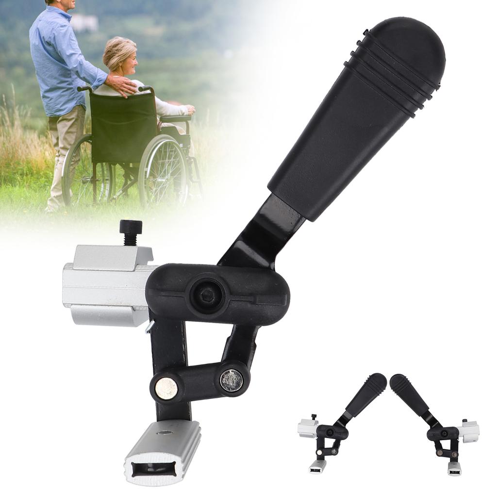 Wheelchair Brakes Aluminium Alloy High Sensitivity Hand Brake Accessory for Electric Wheelchairs