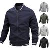 Autumn Fashion Men Jacket Bomber Jackets Business Casual Streetwear Male Coats Simple Windbreaker British Style Coat