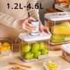 Large Capacity Food Vacuum Storage Box Sealed Fresh-Keeping Box Food Dispenser Transparent Storage Container with Vacuum Pump Kitchen