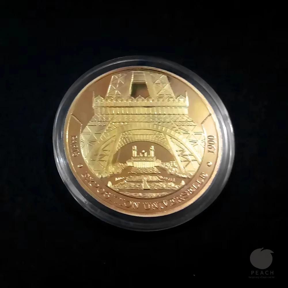 Paris Eiffel Tower Coin Collection Travel Collection Commemorative Coins Commemorative Coins Non-currency