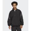 Basketball Woven Half Zip Jacket   Black Iw5636