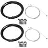 Bicycle Brake Shift Cable Line Wire Housing Set Derailleur Kits Bike AccessoriesBlack