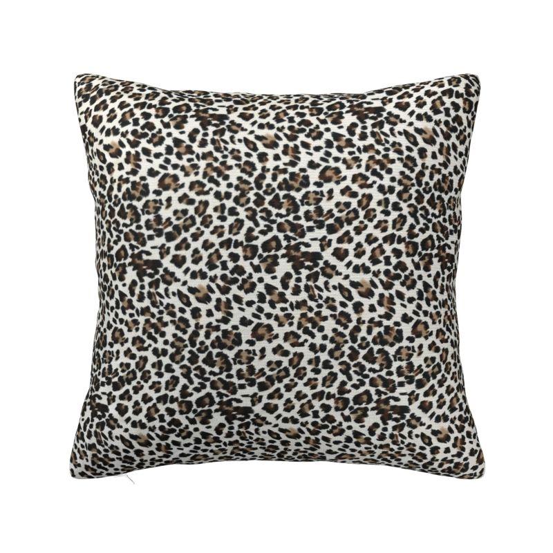Custom Leopard Skin Print Pillow Case 45x45cm Home Decorative Fashion Cheetah Camouflage Outdoor Cushions Square Pillowcase