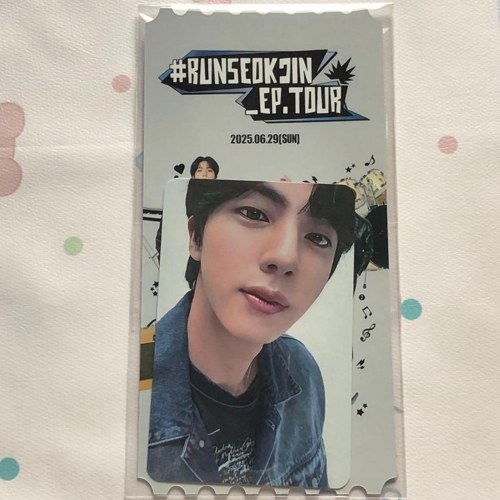 [USED] RUNSEOKJIN_EP.TOUR 6/29 JIN Trading Card