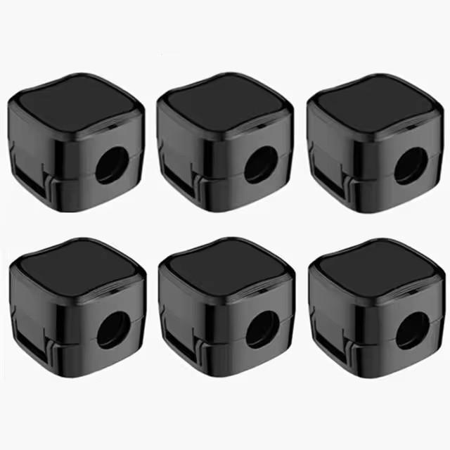 3/6PCS Magnetic Cable Clips Cable Smooth Adjustable Cord Holder Under Desk Cable Management Wire Keeper Cable Organizer Holder