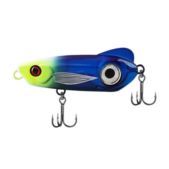 6.5CM/18G/24G Fishing Lure Light with Treble Hook Long Casting Sinking Artificial Bait with 3 Colors LED Light Saltwater Freshwater Bass Walleye