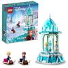 LEGO Disney Princess Anna and Elsa's Magic Merry-Go-Round Toy Present Birthday Block Educational Christmas Girls Boys Children 6 Years Old 7 Years Old