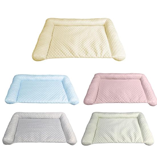 Pet Cooling Mat Dog Ice Silk Cooling Pad Washable Sleeping Mat Summer Dog Bed with Raised Edges for Cats Hot Days Use