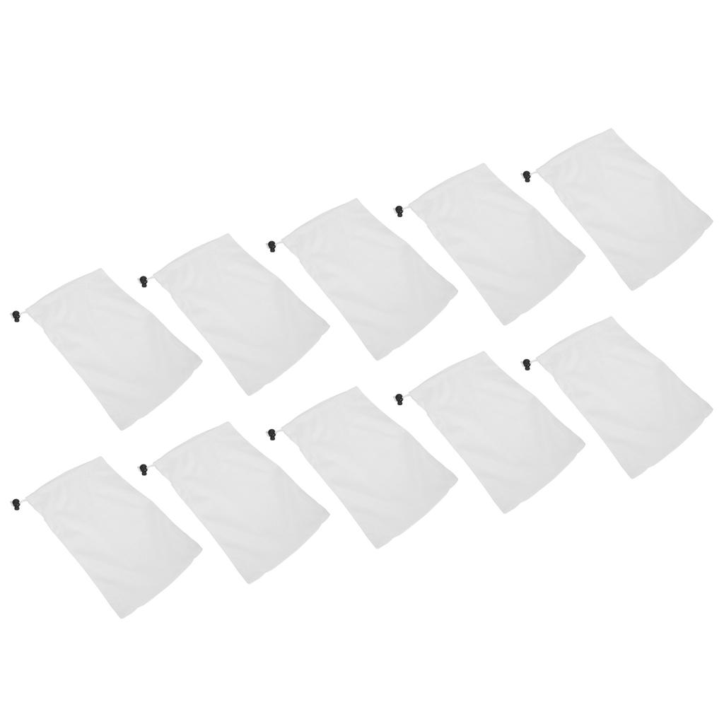 10Pcs Filter Bag Swimming Pool Skimmer Mesh Dust Strainer Bags Replacement Cleaning Tools