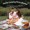 150*200cm/200*200cm Outdoor Picnic Blanket, Foldable Blanket Checkered Picnic Mat, Suitable for Beach, Camping, Lawn Park Accessories
