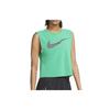 Pleated Running Tank Top Women Tops Green CZ2836-310