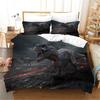 3pcs Bedding Sets 3d Dinosaur World Tyrannosaurus Rex Kids Child Microfiber Polyester Bed Duvet Cover Set And 2pcs Pillow Cover