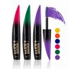 Color Mascara Waterproof Fast Dry Eyelashes Curling Lengthening Makeup Eye Lashes Blue Green Red Purple Pink Ink Mascara