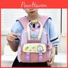 Cute Cartoon Rabbit Astronaut Printed Childrens Backpack With Wallet For School