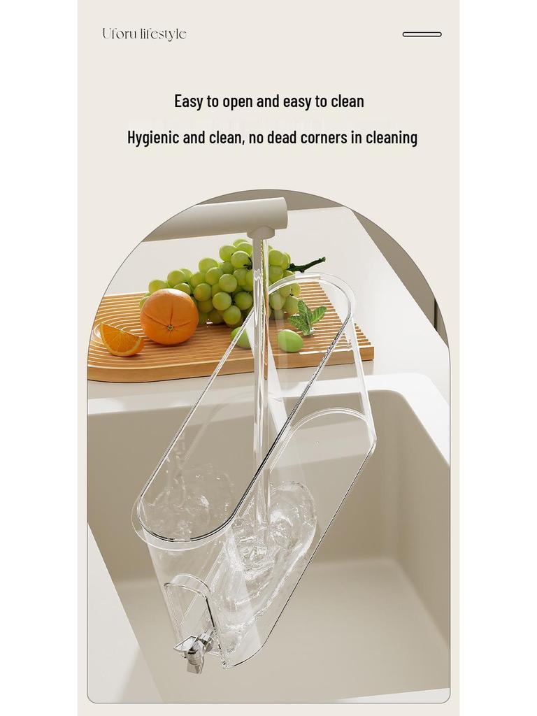 Compact High-Capacity Fridge Kettle with Faucet for Juice, Tea, or Cold Brew