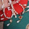 Pearls Hanfu Necklaces Vintage Cheongsam Necklace Retro Chinese Style Necklace for Women