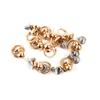 10Pcs 8Mm Metal Button O Ring Stud Screwback Craft Bag Phone Screw Nail Rivet