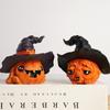 Cartoon Halloween Pumpkin Ornament Waterproof Resin Pumpkin Crafts Desktop Display