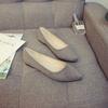 Pointed Single Shoe Women Flats 2024 Spring/Autumn Large Women's Shoes Flat Shoes Women Work Shoes Comfortable for Work Adult