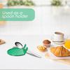 Yousheng Креативная подставка для ложки из пищевого пластика, подставка для соусника, нескользящий держатель кухонной утвари для столешниц, обеденных столов, отелей