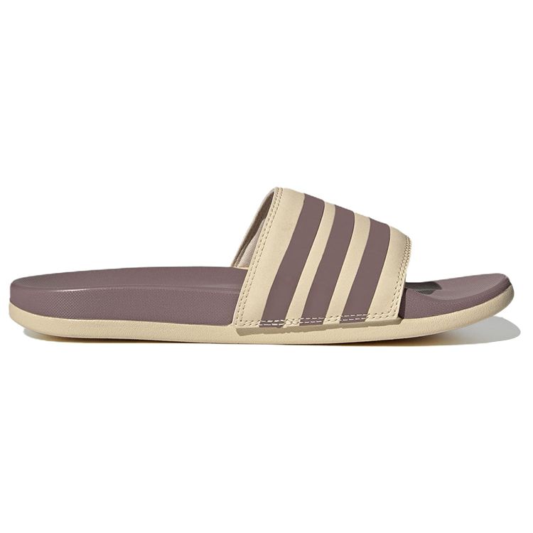 Adidas Adilette Comfort Slide Sand Strata Purple Women Sneakers H03621