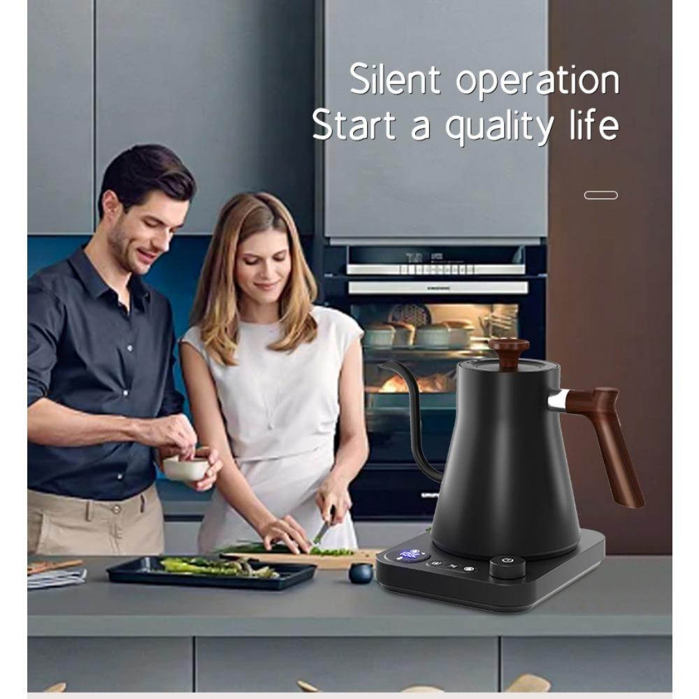 Intelligent Thermostatic Electric Kettle, Hand Brewing Kettle, Coffee Pot, Gooseneck Kettle