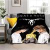 3D Print Death Note Blanket Flannel Plush Throw Blanket Horror Series Fuzzy Soft Blanket Microfiber for Couch Sofa Bed