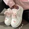 Fashion Little White Shoes Female Autumn and Winter 2024 New Fashion Casual Simple All-match Thick Bottom Women Shoes Autumn and Winter