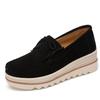 Fashion New Large Size Women Turned Plush Thick Sole Casual Bean Shoes Light and Comfortable Non-slip Wear-resistant Casual Shoes