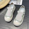 Summer Thick Sole Elevated Sandals Women's Bag Head 2024 New Hollow Breathable Leisure Retro Women's Single Shoes