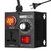 AC220V 5000W Stepless Voltage Regulator Portable Variable Monophase Voltage Controller Temperature Speed Light Adjuster