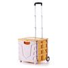 Grocery Cart On Wheels Large Capacity Portable Foldable Grocery Cart with Wheels  for Stair
