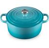 Cast Iron Roaster Le Creuset Signature Round 22 Cm Caribbean 3.3 L (21177221702430)