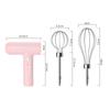 Electric USB High Power Rechargeable Cream Mixer Kitchen Household Hand-held Mini Stainless Steel Whisk Baking