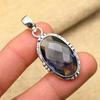 Ravishing Iolite Gemstone Handmade 925 Sterling Silver Jewelry Pendant For Her