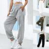 Women Casual Sport Pants Solid Running Jogger Pants Tracksuit Elastic Waist Bottoms Sweatpants Baggy Lounge Trousers Plus Size