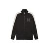 X One Piece Embroidered Logo Stand Collar Long Sleeve Jacket Men Jacket Black 624667-01