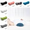 Memory Yuanbao Foam Backrest Pillow With Soft Polyester Cover Support For