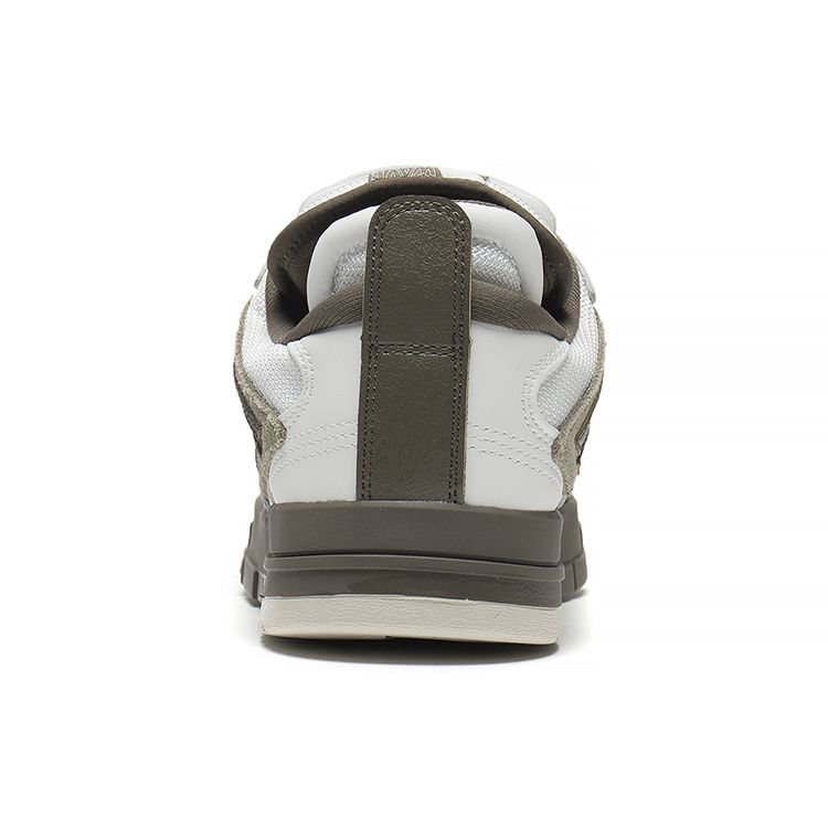 Li Ning Weiwu Pro Suede Leather Comfortable Versatile Non-Slip Wear-Resistant Lightweight Low-Top Skate Shoes Men Sneaker White Gray AECS059-2