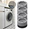 4x Anti-Vibration Pads Anti-slip Noise-reducing Washing Machine Feet No-slip Mat