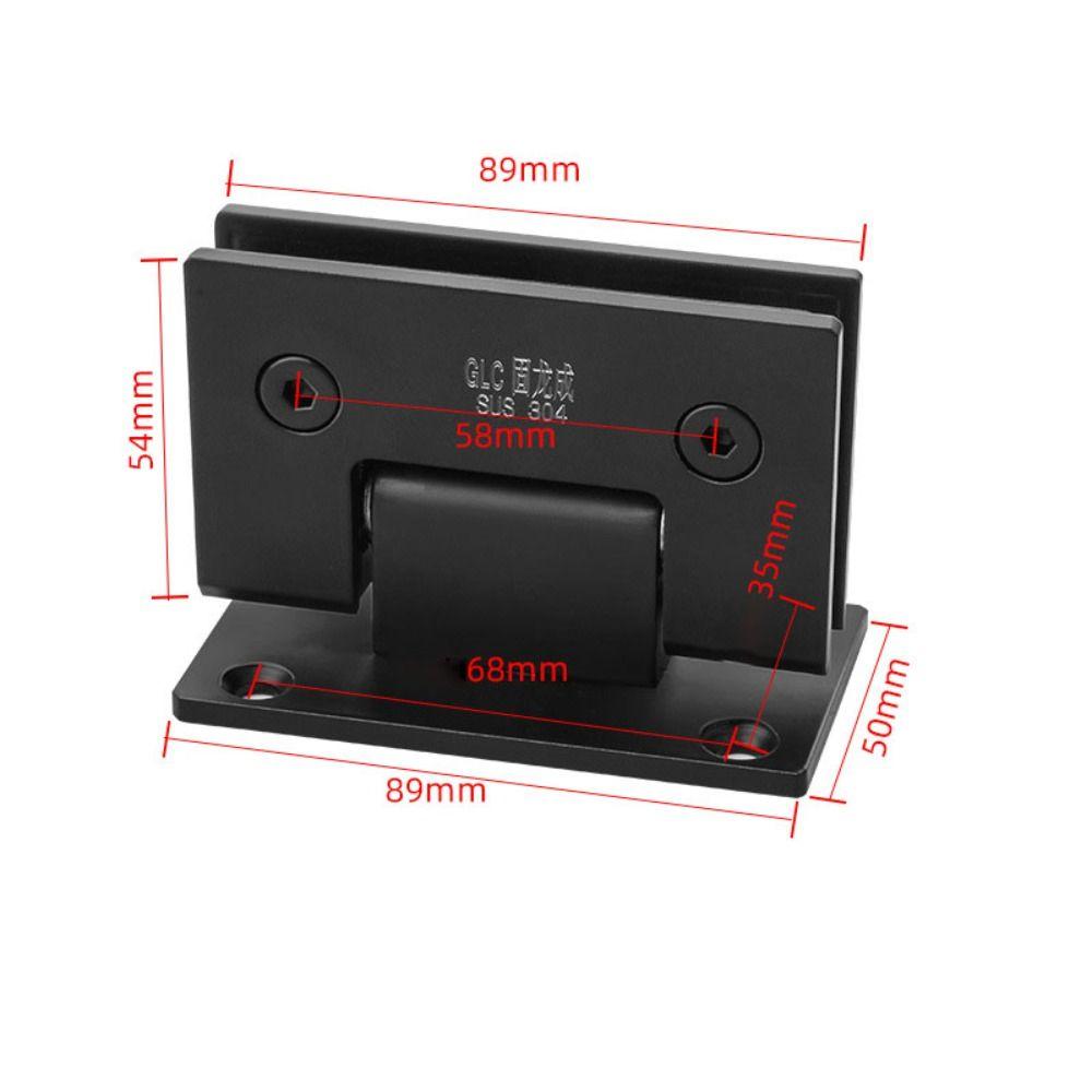 90°/135°/180° Зажим-кронштейн для стеклянной двери Фурнитура для двери из нержавеющей стали Петли для двери ванной комнаты Ванная комната